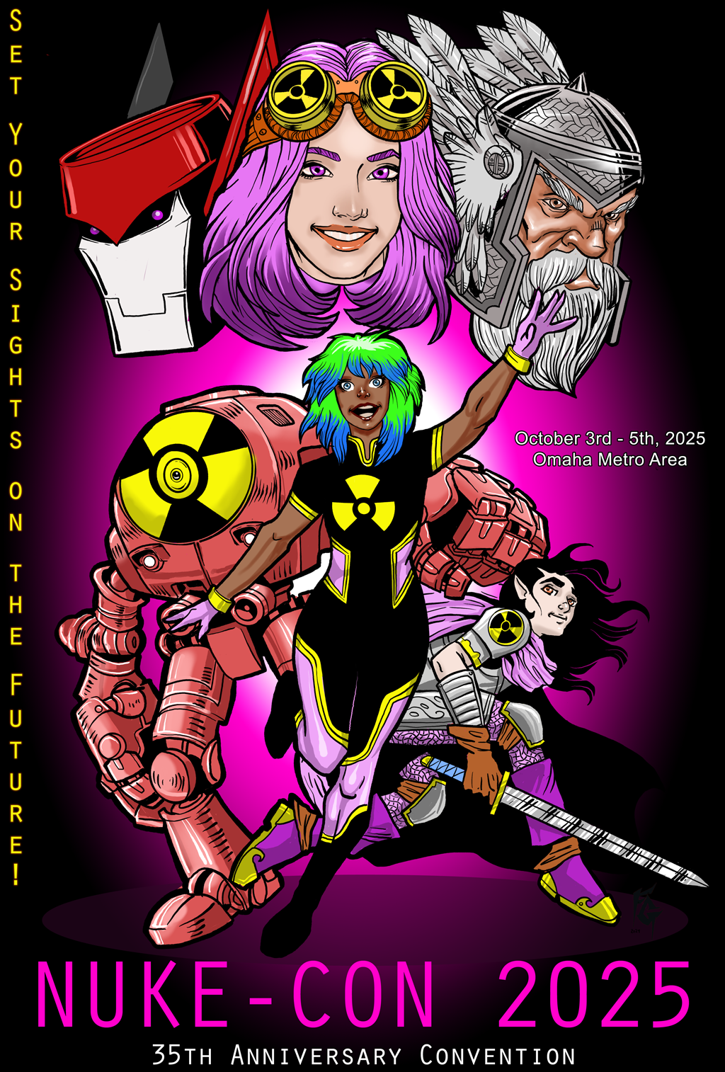 Nuke-Con 2025 Artwork from Fredd Gorham